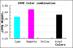 #6C5AA2 color CMYK mixer