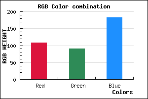 rgb background color #6C5AB6 mixer