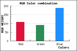 rgb background color #6C5ABD mixer
