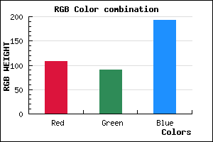 rgb background color #6C5AC0 mixer
