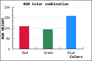 rgb background color #6C5D9D mixer