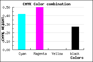 #6C5DBB color CMYK mixer
