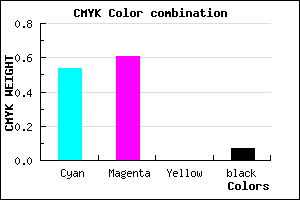 #6C5DED color CMYK mixer