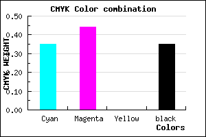 #6C5EA7 color CMYK mixer