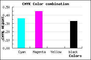 #6C5EAA color CMYK mixer