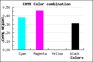 #6C5EAF color CMYK mixer
