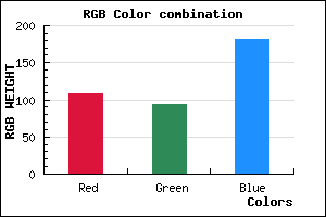rgb background color #6C5EB5 mixer