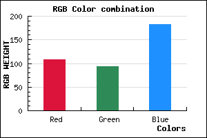 rgb background color #6C5EB6 mixer