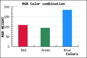 rgb background color #6C5EB8 mixer
