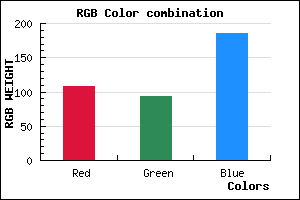 rgb background color #6C5EB9 mixer