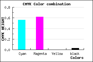 #6C5EF7 color CMYK mixer