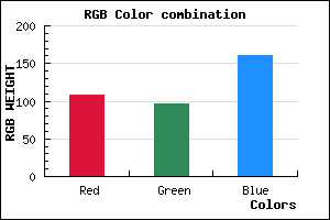 rgb background color #6C60A0 mixer