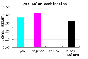 #6C63AB color CMYK mixer