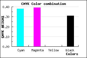 #6D6CB0 color CMYK mixer