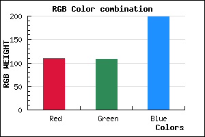 rgb background color #6D6CC6 mixer