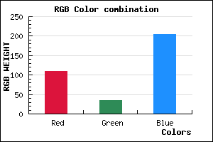 rgb background color #6D22CC mixer