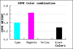#6D43B7 color CMYK mixer