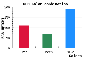 rgb background color #6D43BD mixer