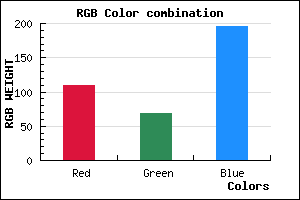rgb background color #6D44C4 mixer