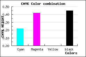 #6D518B color CMYK mixer