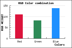 rgb background color #6D528A mixer