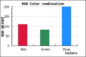 rgb background color #6D52C8 mixer