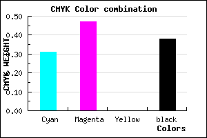 #6D539D color CMYK mixer