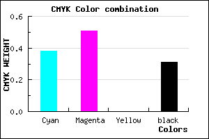 #6D57B0 color CMYK mixer