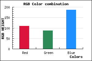 rgb background color #6D57BB mixer