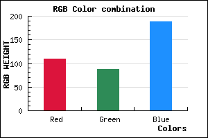 rgb background color #6D57BC mixer