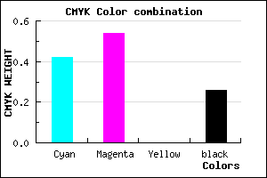#6D57BD color CMYK mixer