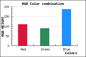 rgb background color #6D59BB mixer
