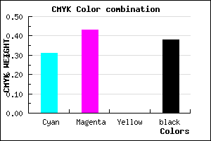 #6D5A9D color CMYK mixer