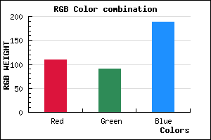 rgb background color #6D5ABC mixer