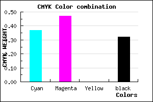 #6D5BAD color CMYK mixer