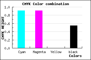 #0B0A74 color CMYK mixer