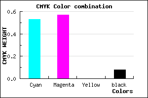 #6E65EA color CMYK mixer