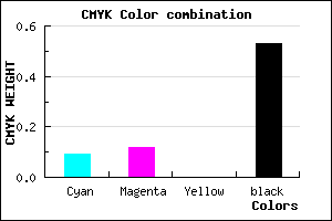 #6E6B79 color CMYK mixer