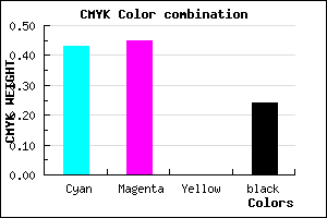 #6E6BC1 color CMYK mixer