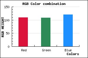 rgb background color #6E6C78 mixer
