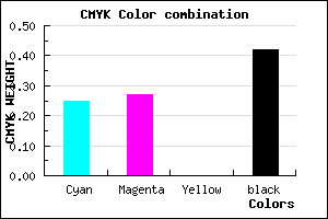 #6E6C93 color CMYK mixer