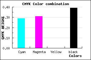 #6E6C9C color CMYK mixer