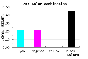 #6E6E8C color CMYK mixer