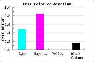 #6E21D6 color CMYK mixer