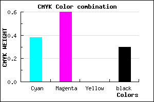 #6E48B2 color CMYK mixer