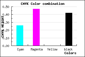 #6E4F95 color CMYK mixer