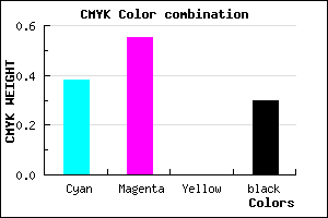#6E50B2 color CMYK mixer