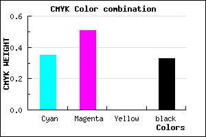 #6E53AA color CMYK mixer