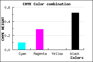 #6E577A color CMYK mixer