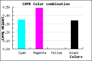 #6E57A9 color CMYK mixer